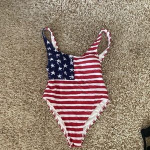 One piece bathing suit